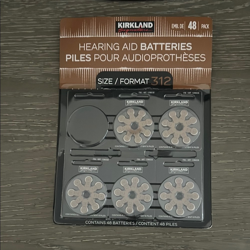 Kirkland Hearing Aid Batteries 40 Pack